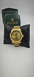 Rolex Day-Date Altın Kadran Full Gold Erkek Saat