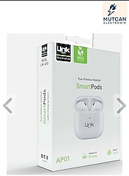 Linktech AP01 Smartpods Tws 5.3 Bluetooth Kulaklık Type-C Beyaz