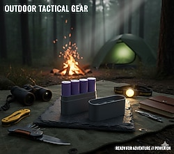 18650 Pil Kutusu Outdoor Tactical Kamp