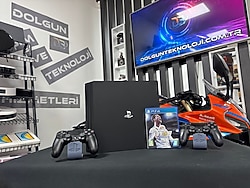 PlayStation 4 Pro 1TB Çift Kol + Fifa 18 Oyun CD’si (İKİNCİ EL)