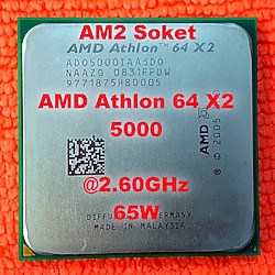 AMD Athlon 64 X2 5000 65W 2.60GHz (ADO5000IAA5DO) İşlemci-(ÜCRETSİZ KARGO)