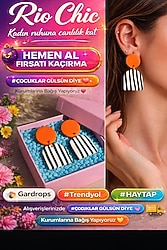 Her Detayını Özenle Tasarladığımız Ultra Hafif Eşsiz Renk ve Desenlere Sahip Küpe