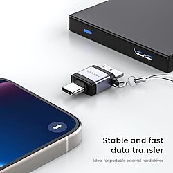 USB C Erkek Mikro B Erkek Mikro B - USB 3.0 C Erkek Adaptör USB C Erkek Mikro B Adaptör Harici SSD