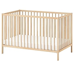 İkea bebek karyolası-beşik+hediye