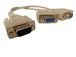 VGA Y Splitter - Çift Monitör Adaptörü