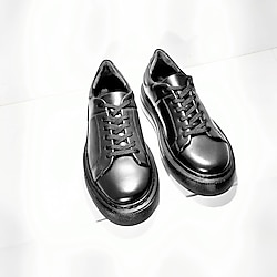 HAKİKİ DERİ GÜNLÜK SPOR YENİ SİYAH (40-44) ERKEK AYAKKABI