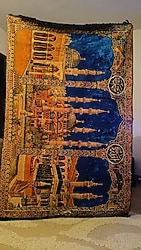 Kadife Büyük Boy Duvar Halısı