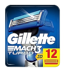 Gillette Mach 3 Turbo 12'li Yedek Tıraş Bıçağı