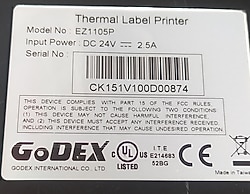 GODEX EZ1105P BARKOD YAZICI 2.EL