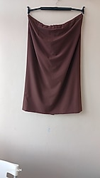 SIFIR XXXL KAHVERENGİ ETEK