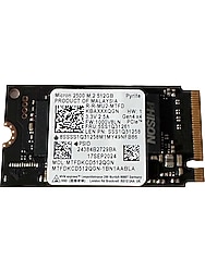 Micron 2500 MTFDKCD512QGN 512GB 4200/2000MB/S GEN4X4 M.2 22X42 SSD