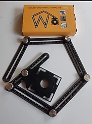 Çok Fonksiyonlu Şablon Cetveli Açı Ölçer