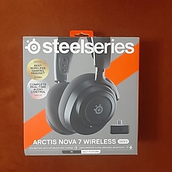 SteelSeries Arctis Nova 7 Gen 2 Siyah Kablolu/Kablosuz Kulak Üstü Oyuncu Kulaklığı