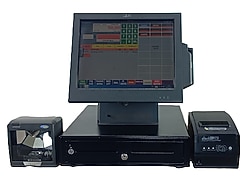 IBM E66 DOKUNMATİK MARKET BÜFE TEKEL KURUYEMİŞ FULL SET BARKOD SİSTEMİ