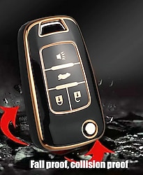 SIFIR ÜRÜN - Opel Chevrolet SİYAH Silikon ANAHTAR Kılıfı YUMUŞAK ANAHTARLIK Corsa Astra Mokka insignia Cruze Aveo Kılı