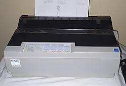 EPSON LX-300+II nokta vuruşlu yazıcı sıfır ayarında