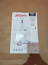 Arzum ar1004 soprano max siyah blender. sıfır