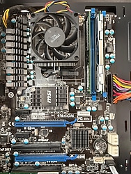 msı 970 anakart,işlemci,ram set