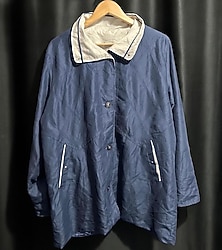 İtalyan Vintage Zarafeti! Gabriella Vicenza lacivert kapitone trenç.