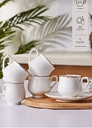 6 Kişilik Kahve Fincanı Takımı 90 ml