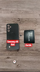 #Samsung #Galaxy A16 Kılıf + #Maybelline #Kartlık Seti Temiz – Sorunsuz – Az Kullanılmış  📌 Samsung A16 Uyumlu #Kılıf