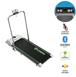 Yasomi i5 Hoparlörlü Katlanabilir Koşu Bandı 12 Km - GARANTİLİ