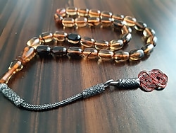 Gümüş kazaz Püsküllü Çekoslavak tesbih