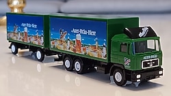 MAN F90 Treyler Yeşil 1:87 Albedo