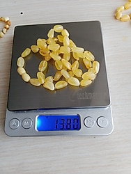 kehribar kolye 60 cm 13 .gram Litvanya