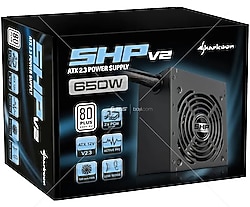 Sharkoon TG4+ 650W 80+ Bronz PSU Oyuncu Kasası