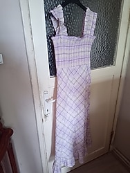 Ganni Kadın Askılı Lavanta Elbise