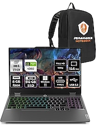 Lenovo Loq Intel Core I5 12450HX 8gb 512GB SSD RTX4060/8GB 105W 15.6" Fhd 144Hz W11H Taşınabilir Bilgisayar