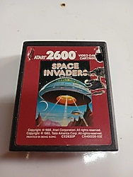 Atari 2600 Space Invaders Video Oyunu Kartuşu