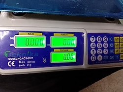 TEKNİKA ACS-809T 40KG 2GR KASAP FIRIN PAZARCI MANAV MUTFAK YÜNCÜLER DİJİTAL HASSAS ELEKTİRONİK SARJLI TERAZİ 1800 TL.