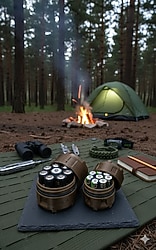 AA AAA Waterproof Pil Kutusu Outdoor Tactical Kamp