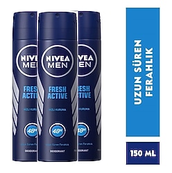 NIVEA MEN Fresh Active Hızlı Kuruma x 3 ADET