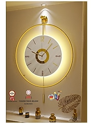 Metaquartz Iskandinav Kristal Gold Duvar Saati