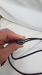 2.70m sargılı(örgü) hdmi Kablosu, minimum 7mm çaplı. Siyah-bordo örgü renkli.