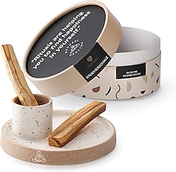 Tütsü esintisi için tütsü kasesi, Palo Santo, Beyaz Adaçayı I tütsü kasesi