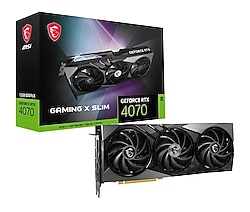 MSI GeForce RTX 4070 GAMING X SLIM 12G 12GB GDDR6X 192Bit DX12 Gaming (Oyuncu) Ekran Kartı