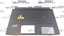 MSI CROSSHAİR 13 C12V (ÜST KASA+KLAVYE) SİYAH RENK