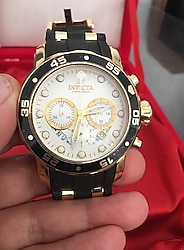 İnvicta Titanyum beyaz gold erkek kol saati...