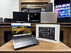 Apple MacBook Pro M3 Pro 18GB 512GB SSD macOS 14" Uzay Siyahı MRX33TU/A (İKİNCİ EL)