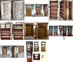 Mobilya dolapları açıklama kısımlarını okuyunuz