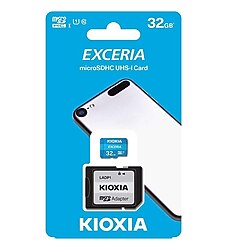 Kioxia Exceria LMEX1L032GG2 32 GB MicroSDHC UHS-I Class 10 Hafıza Kartı, Sıfır