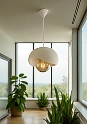 Minimalist Dekoratif Kum Dokulu, Beton Görünümlü Tasarım Sarkıt Avize (Rustik Ampul Hediye)