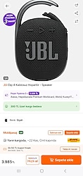 jbl hoparlörü clipb4