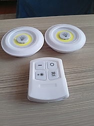 2 adet gece lambası ve kumanda sıfır