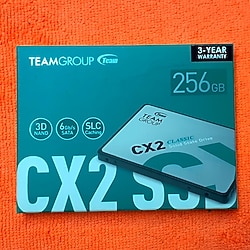 Team Group CX2 2,5 inç 256 GB Seri ATA III 3D NAND (SIFIR)-(ÜCRETSİZ KARGO)