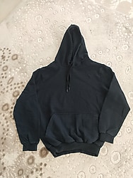 lacivert kapşonlu sweatshirt